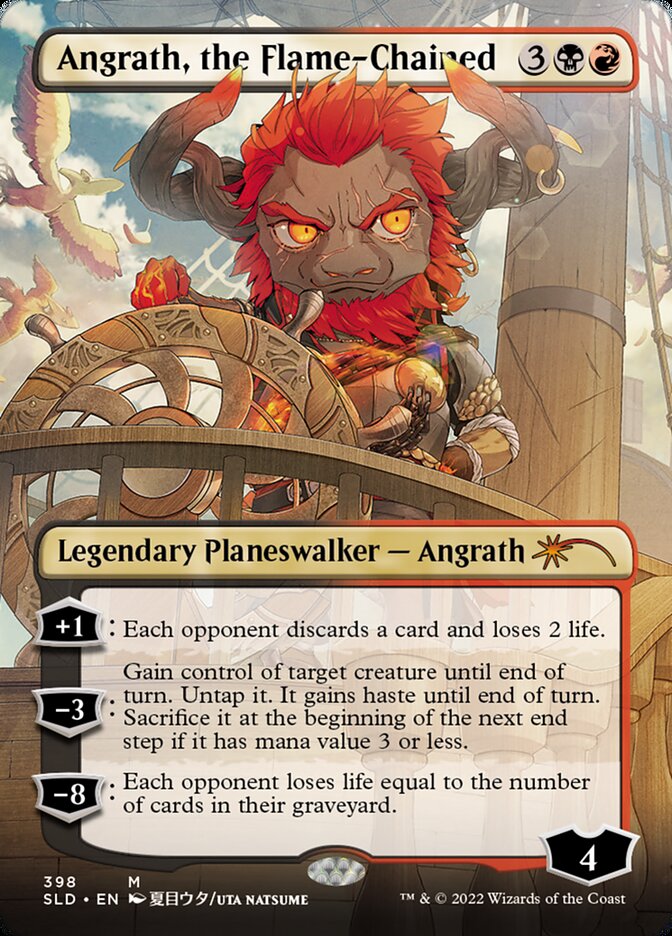 Angrath, the Flame-Chained (Borderless) [Secret Lair Drop Series] | GrognardGamesBatavia