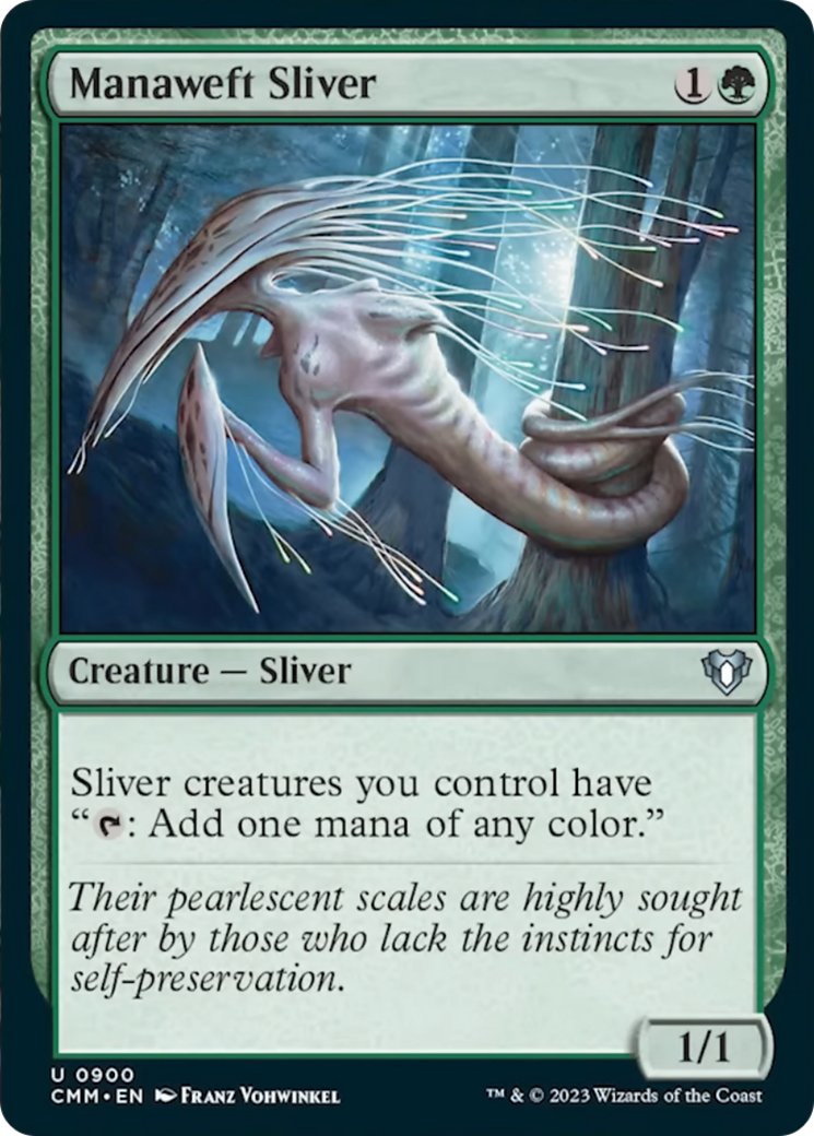 Manaweft Sliver [Commander Masters] | GrognardGamesBatavia