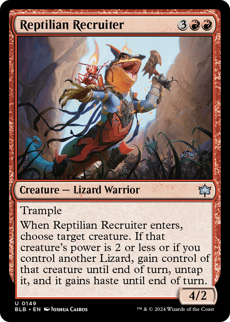 Reptilian Recruiter [Bloomburrow] | GrognardGamesBatavia