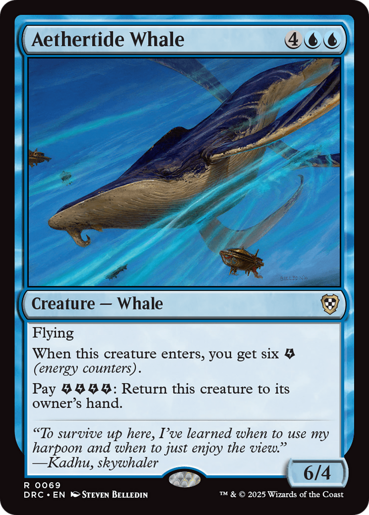 Aethertide Whale [Aetherdrift Commander] | GrognardGamesBatavia