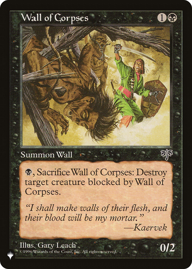 Wall of Corpses [The List Reprints] | GrognardGamesBatavia