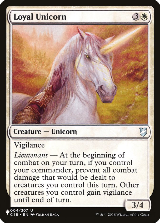 Loyal Unicorn [The List] | GrognardGamesBatavia