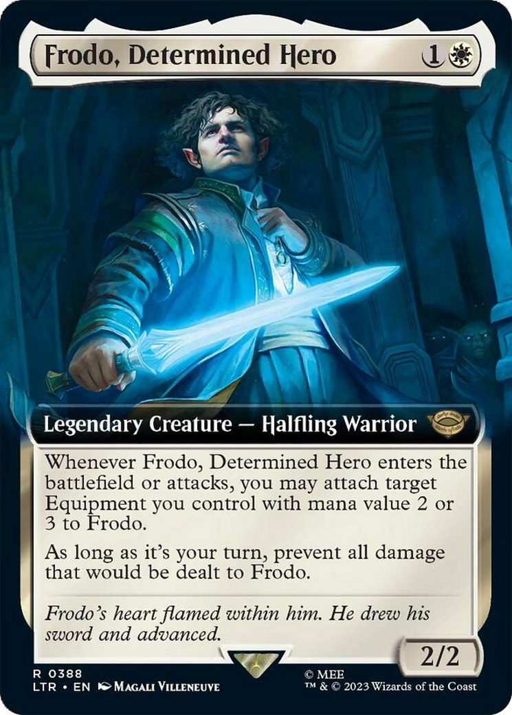 Frodo, Determined Hero (Extended Art) [The Lord of the Rings: Tales of Middle-Earth] | GrognardGamesBatavia