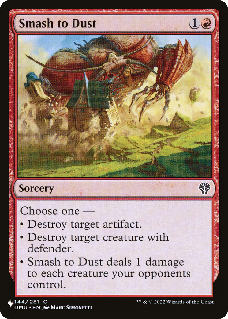 Smash to Dust [The List Reprints] | GrognardGamesBatavia