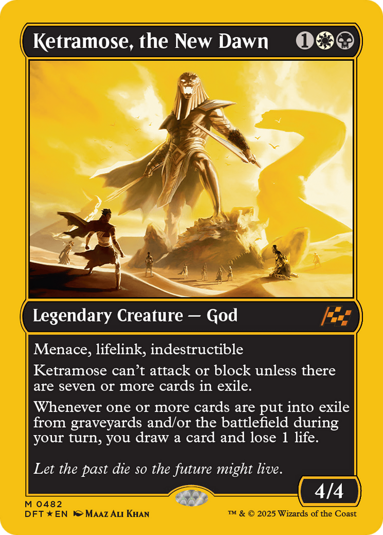 Ketramose, the New Dawn (First-Place Foil) [Aetherdrift] | GrognardGamesBatavia