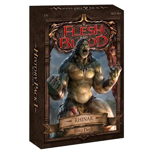 Flesh and Blood History Pack 1 Blitz Deck Rhinar | GrognardGamesBatavia