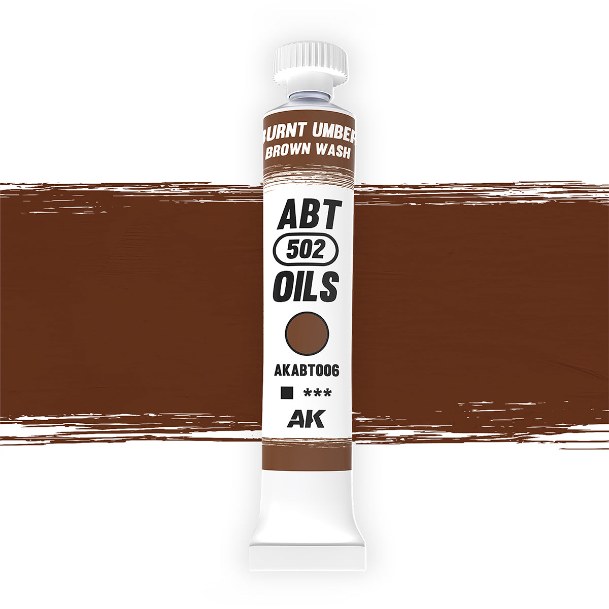 ABT 502 Oils AKABT006 Burnt Umber/Brown Wash | GrognardGamesBatavia