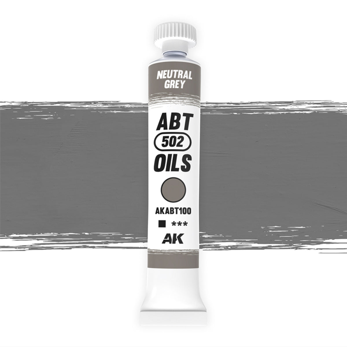 ABT 502 Oils AKABT100 Neutral Grey | GrognardGamesBatavia