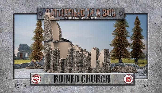 BB177A Battlefield in a Box: Ruined Church | GrognardGamesBatavia