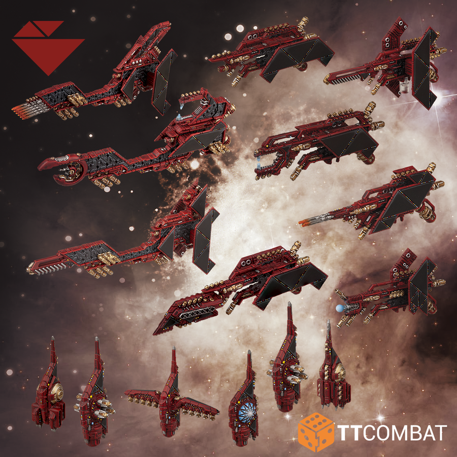 Dropfleet Commander: Bioforcer Core Ships | GrognardGamesBatavia