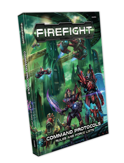 Firefight Command Protocols Book and Counter combo | GrognardGamesBatavia