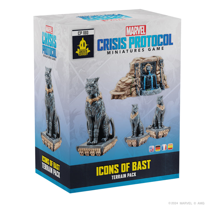 CP 180 Marvel: Crisis Protocol - Icons of Bast Terrain Pack | GrognardGamesBatavia