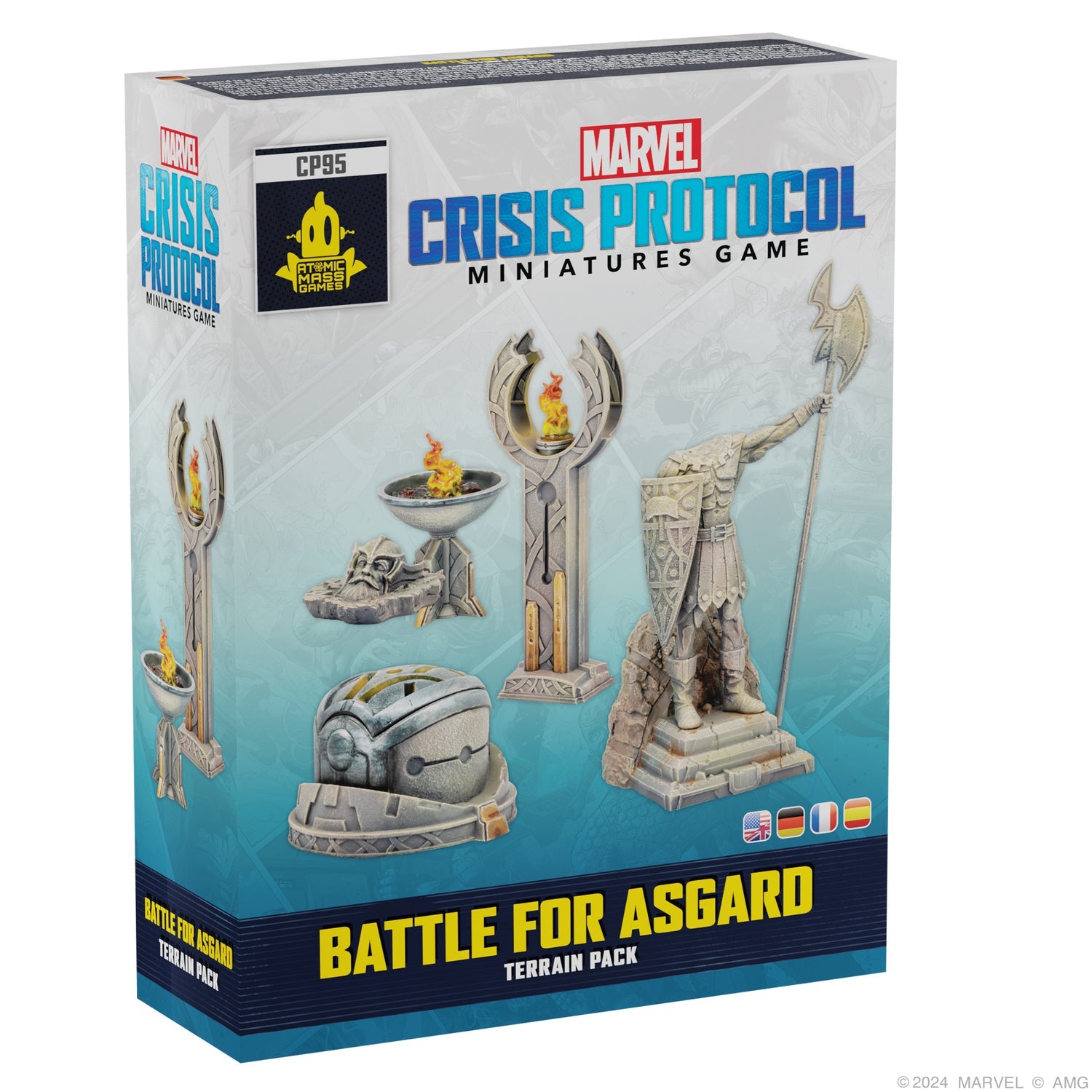 CP 95 Marvel Crisis Protocol: Battle for Asgard Terrain Pack | GrognardGamesBatavia