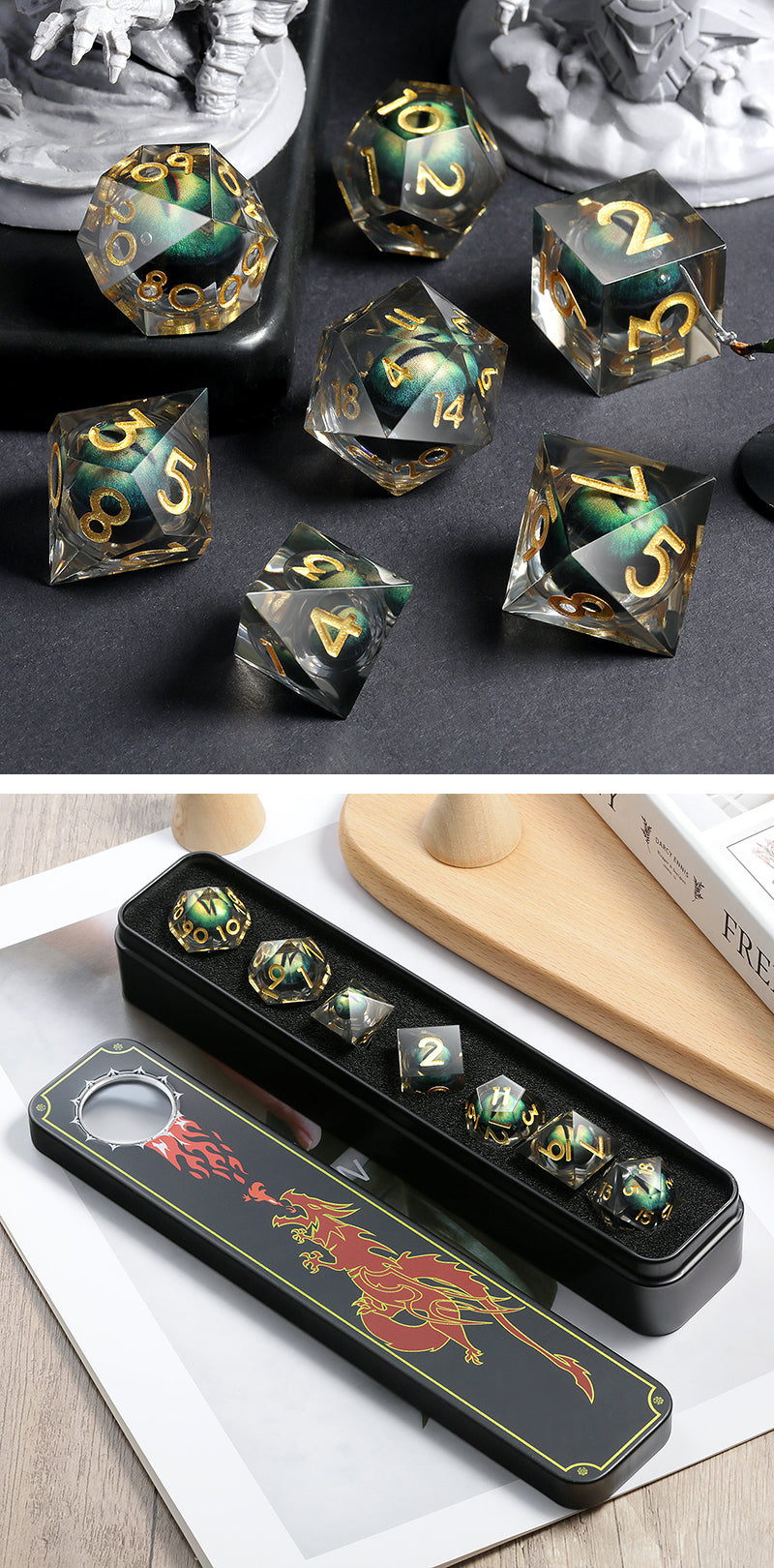 SHARP EDGE DICE SET (7PCS) | GrognardGamesBatavia