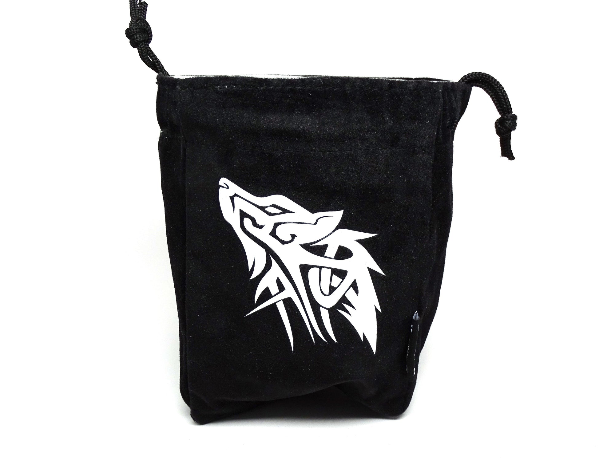 Easy Roller Dice - Reversible Microfiber Self-Standing Large Dice Bag - Wolf | GrognardGamesBatavia