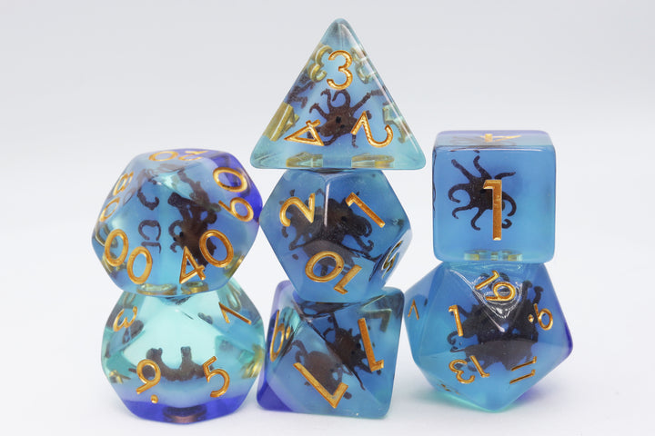 COFFEE OCTOPUS RPG DICE SET | GrognardGamesBatavia