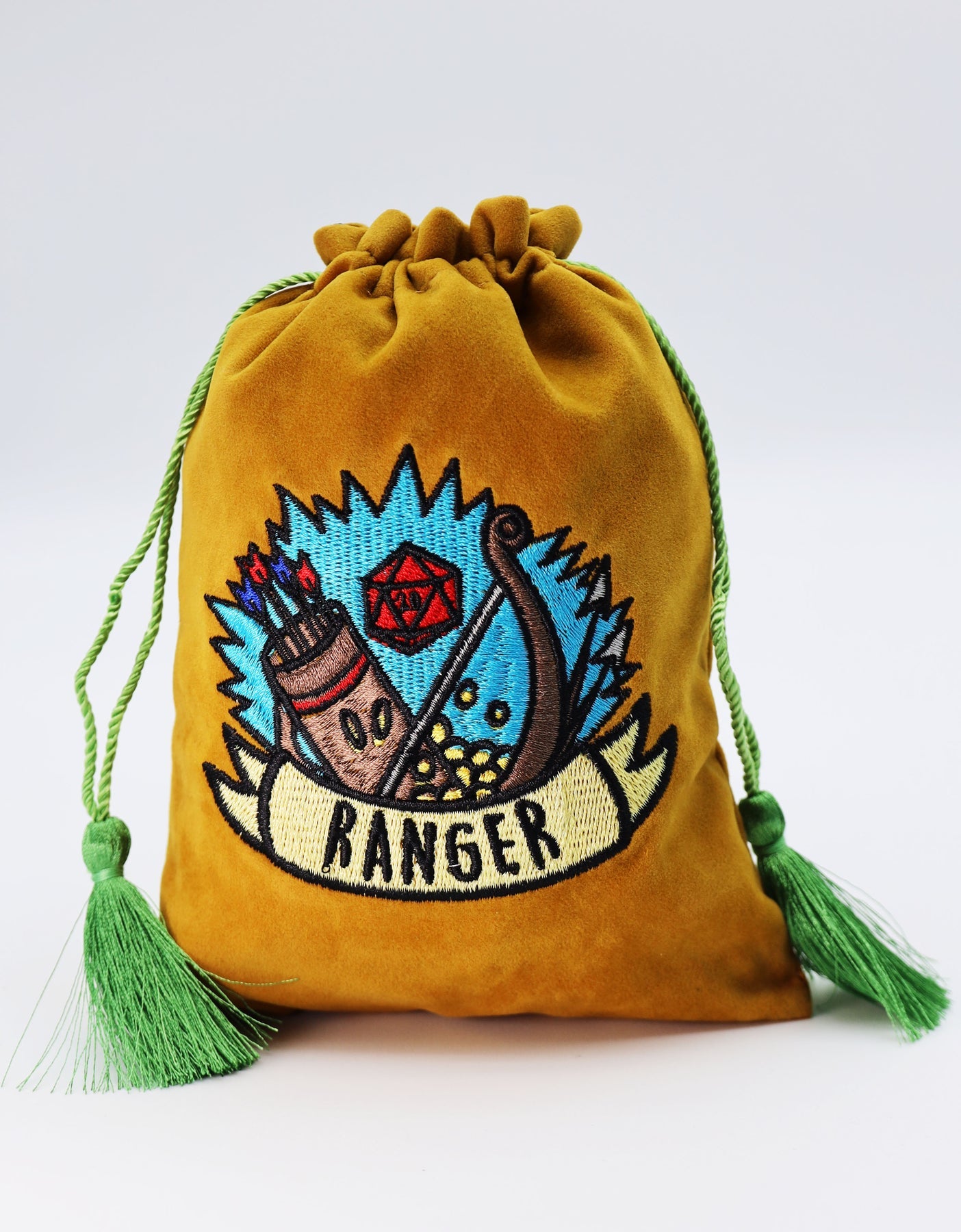 Velvet Dice Bags: Ranger | GrognardGamesBatavia