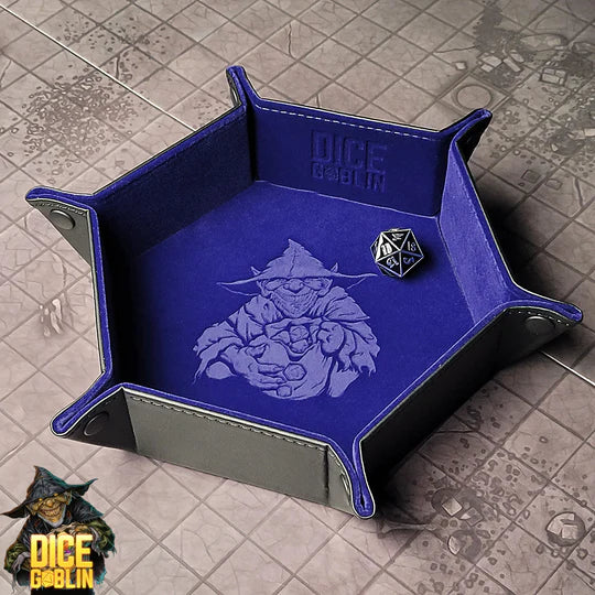 Forged Gaming Dice Goblin Hexagon Snap Folding Dice Tray | GrognardGamesBatavia