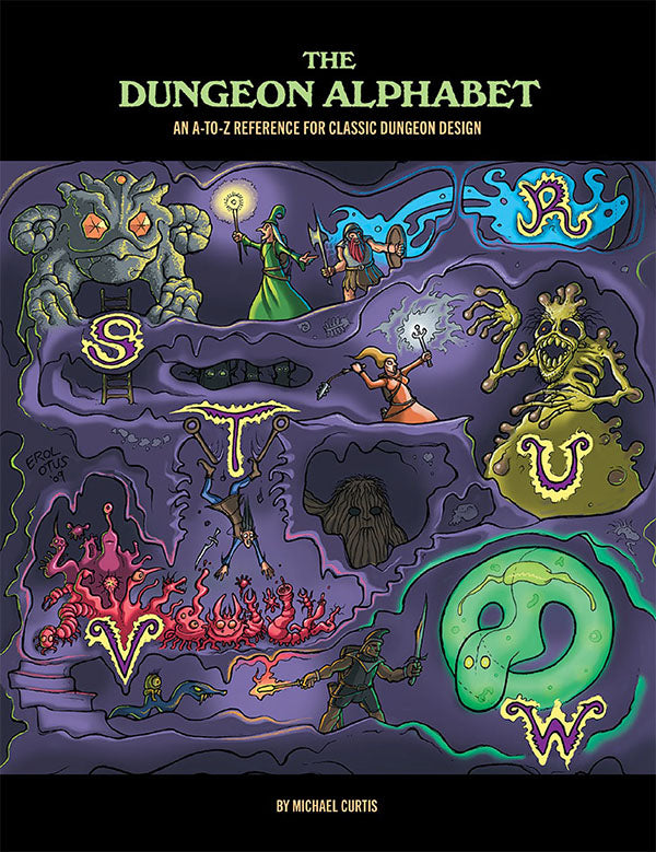 The Dungeon Alphabet (Hardcover) | GrognardGamesBatavia
