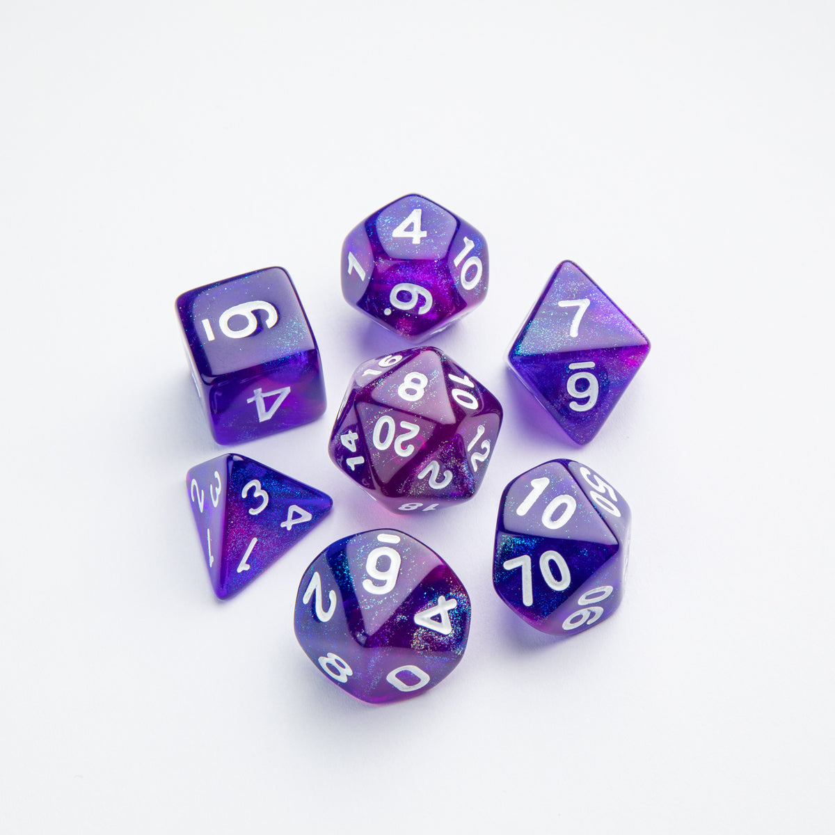 RPG Dice Set: Galaxy Series Nebula (set of 7) | GrognardGamesBatavia