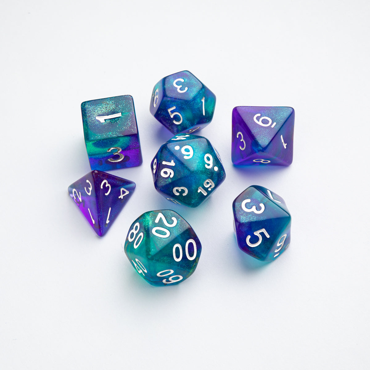 RPG Dice Set: Galaxy Series Neptune (set of 7) | GrognardGamesBatavia