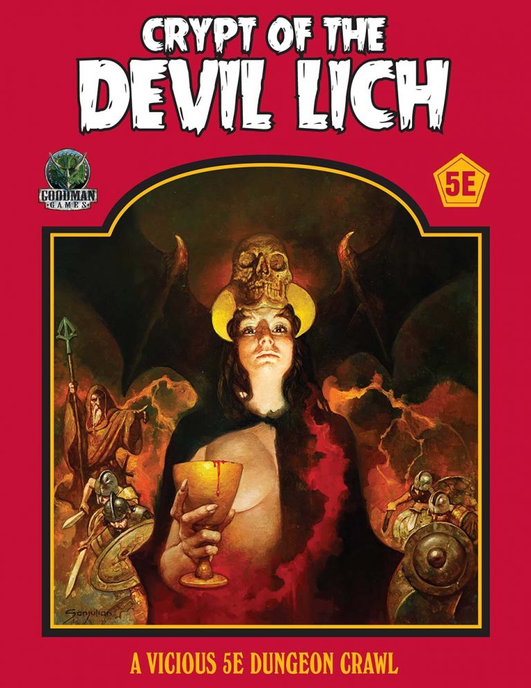 The Crypt of the Devil Lich – 5E Edition (Hardcover) | GrognardGamesBatavia