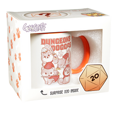 GlassStaff Coffee Mug with Surprise D20 | GrognardGamesBatavia