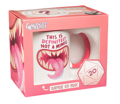 GlassStaff Coffee Mug with Surprise D20 | GrognardGamesBatavia