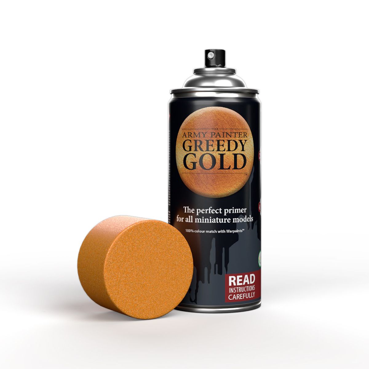 Army Painter Color Primer: Greedy Gold (Spray) | GrognardGamesBatavia