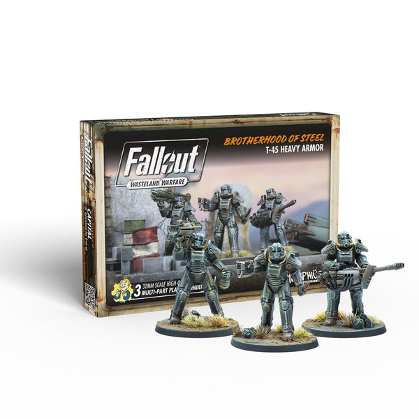 Fallout: Wasteland Warfare - Brotherhood of Steel - T-45 Heavy Armor | GrognardGamesBatavia
