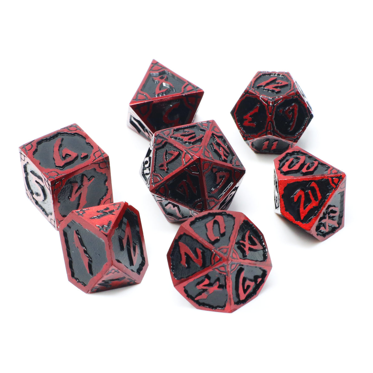 Die Hard Dice 7 Piece RPG set - Hellforge Hexbreaker | GrognardGamesBatavia