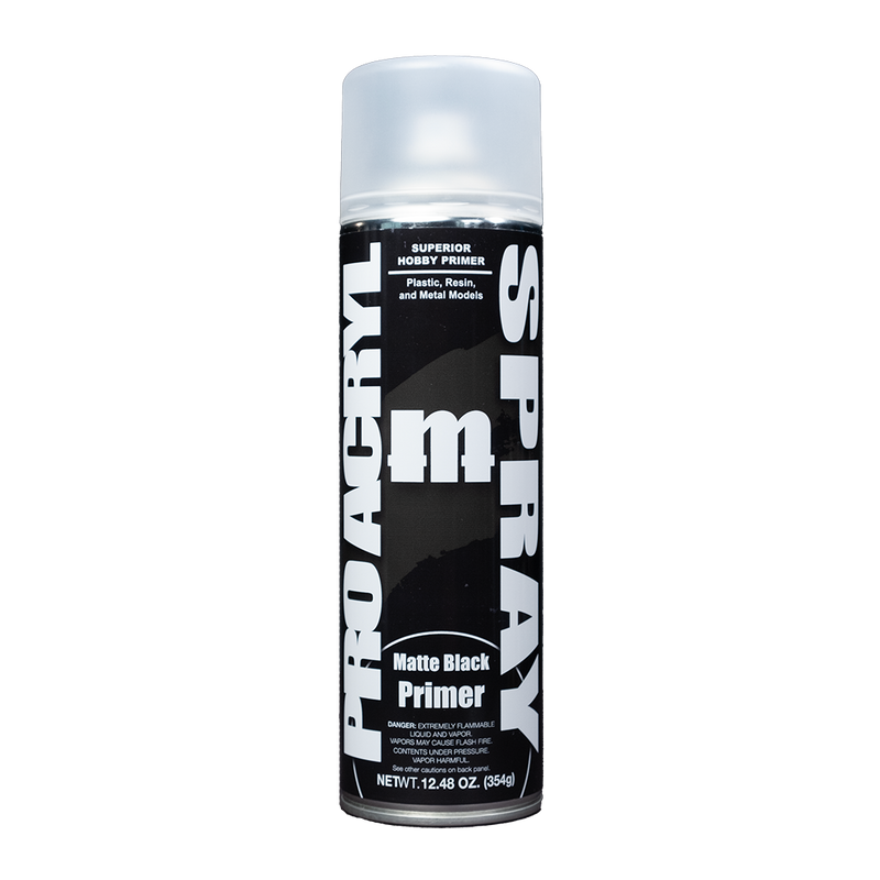 MPAR-P02 - Pro-Acryl Spray Primer - Matte Black | GrognardGamesBatavia