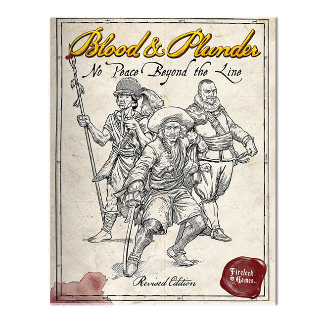 BLOOD & PLUNDER: No Peace Beyond the Line Expansion Rulebook (Softcover) | GrognardGamesBatavia