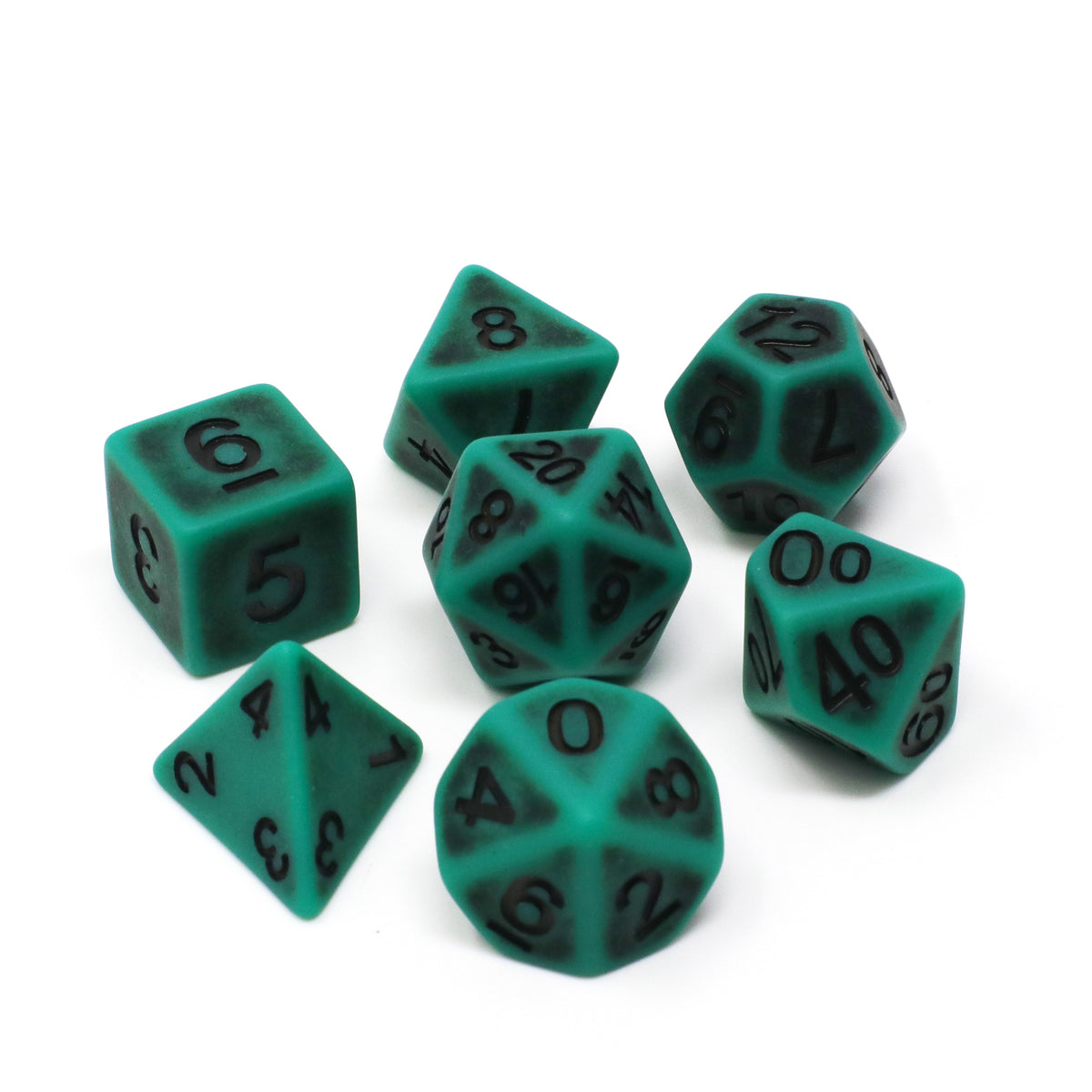 Die Hard Dice 7 Piece RPG set - Swamp Ancient | GrognardGamesBatavia