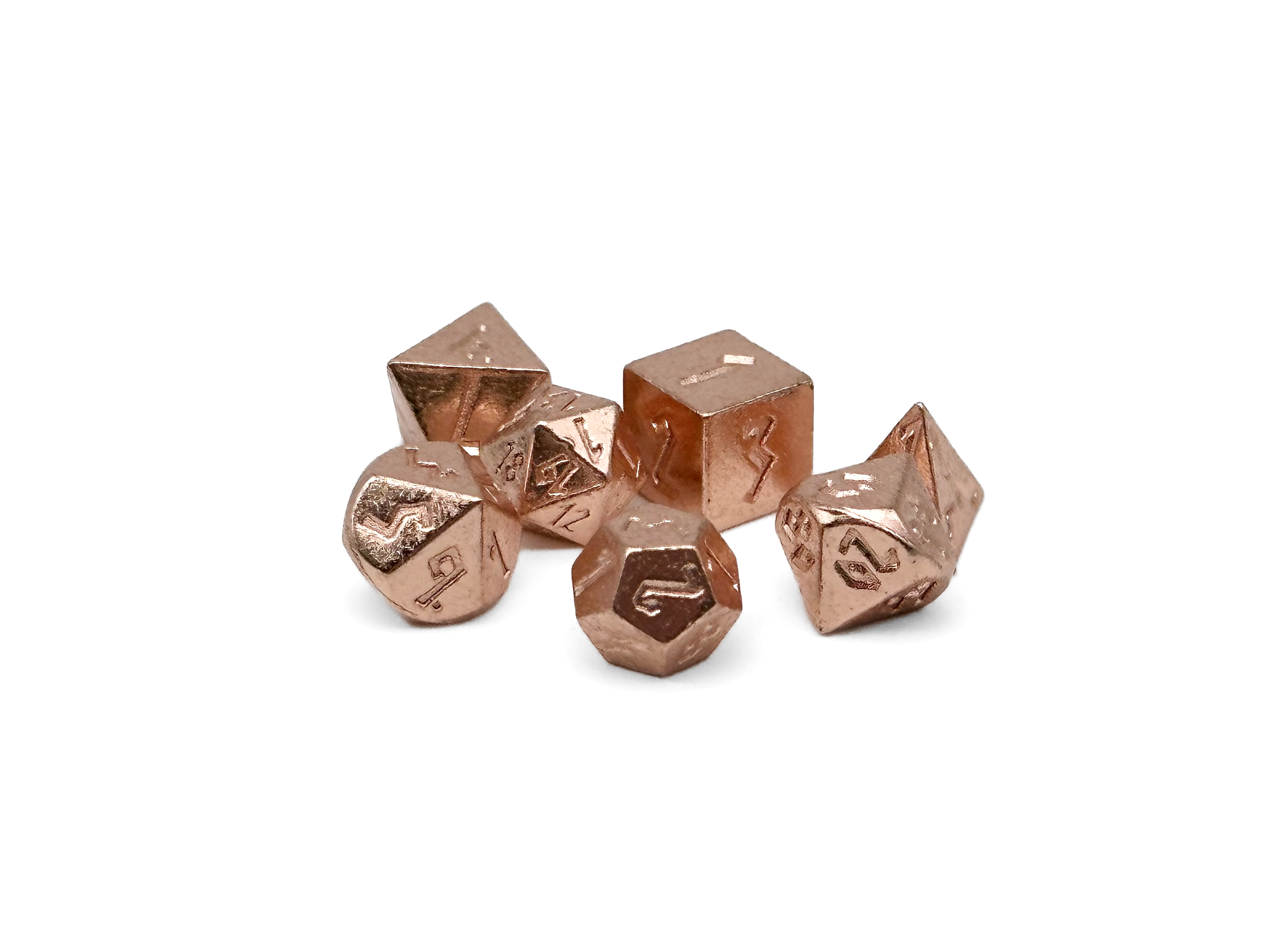 Norse Foundry Pixie Mini Metal Dice Set - Copper | GrognardGamesBatavia