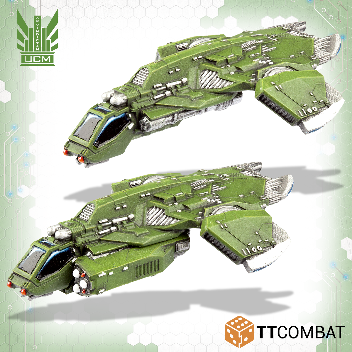Dropzone Commander: Titania Falcon Light Gunships | GrognardGamesBatavia