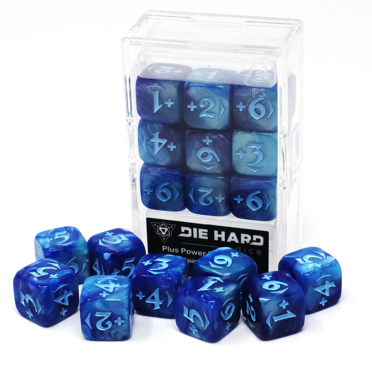 Die Hard Dice MtG Spindown Counters - Plus Power Pack - Blue | GrognardGamesBatavia