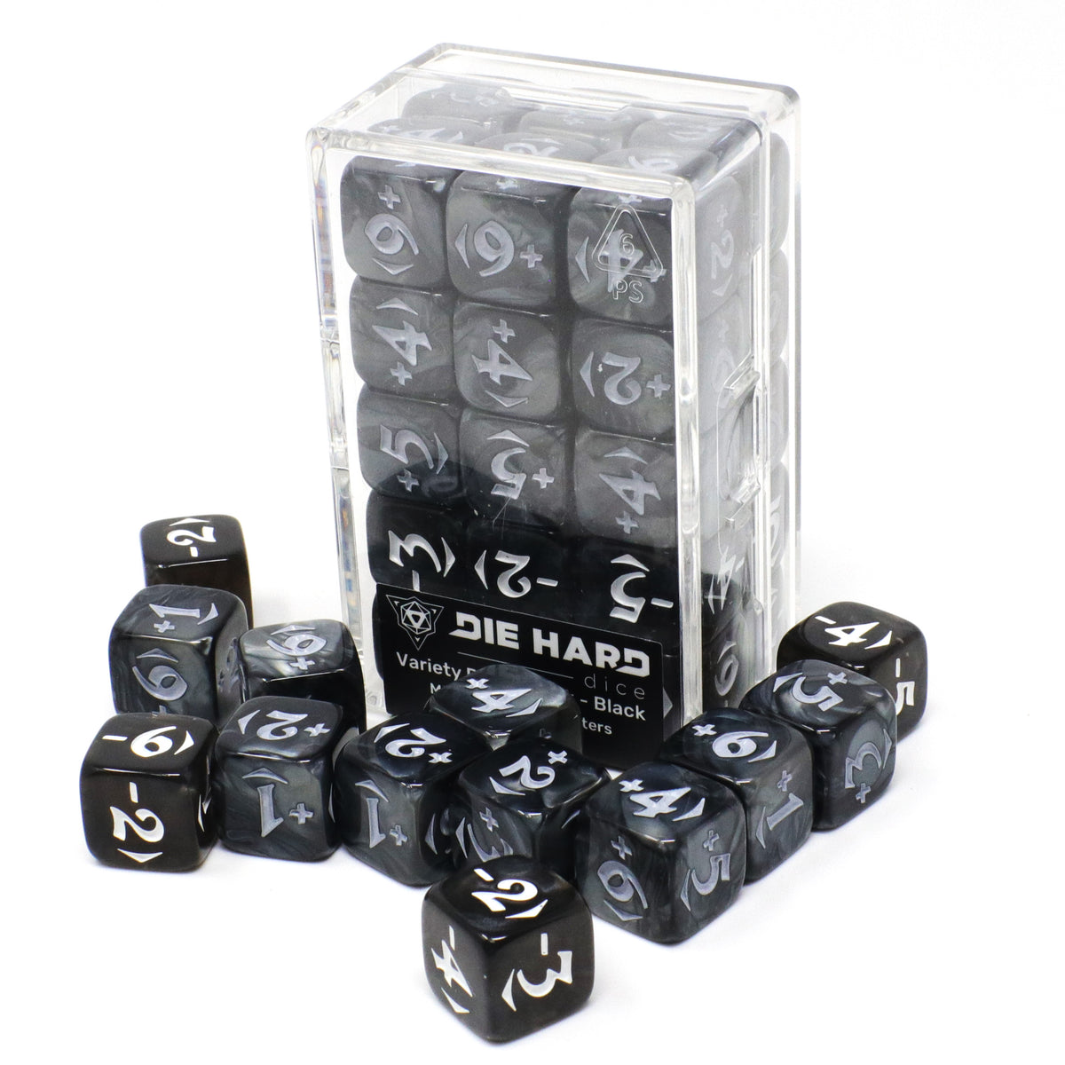 Die Hard Dice MtG Spindown Counters - Variety Power Pack - Black | GrognardGamesBatavia