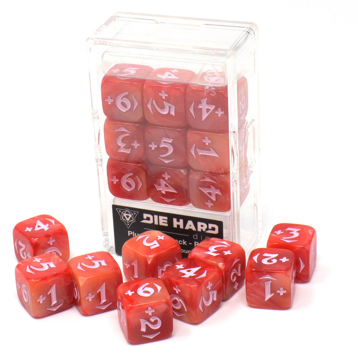 Die Hard Dice MtG Spindown Counters - Plus Power Pack - Red | GrognardGamesBatavia