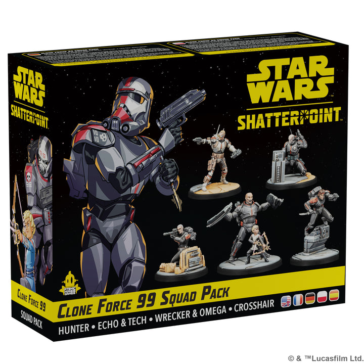 STAR WARS: SHATTERPOINT - CLONE FORCE 99 SQUAD PACK | GrognardGamesBatavia