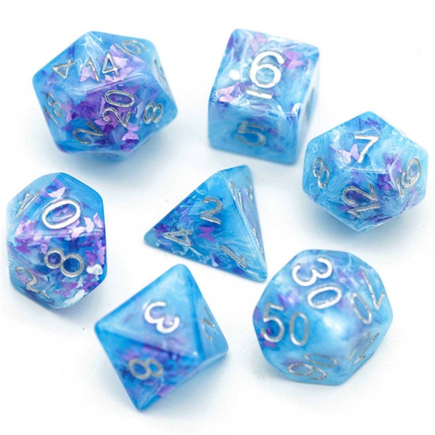 FROZEN BUTTERFLY RPG DICE SET | GrognardGamesBatavia