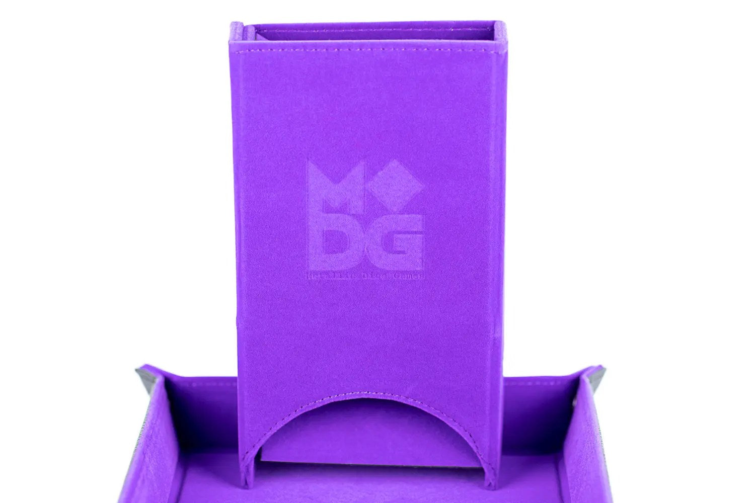 Fold Up Dice Tower: Velvet Purple | GrognardGamesBatavia