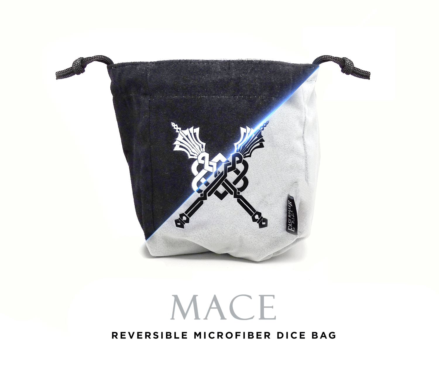 Easy Roller Dice - Reversible Microfiber Self-Standing Large Dice Bag - Mace | GrognardGamesBatavia