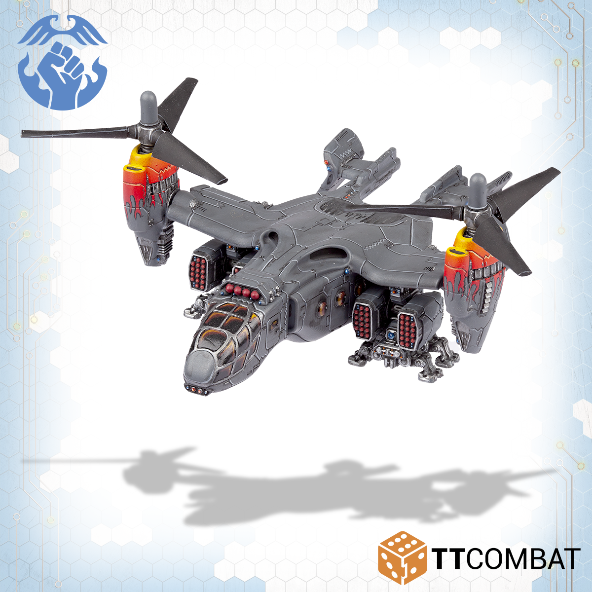 Dropzone Commander: Strikehawk Tilt-Rotor | GrognardGamesBatavia