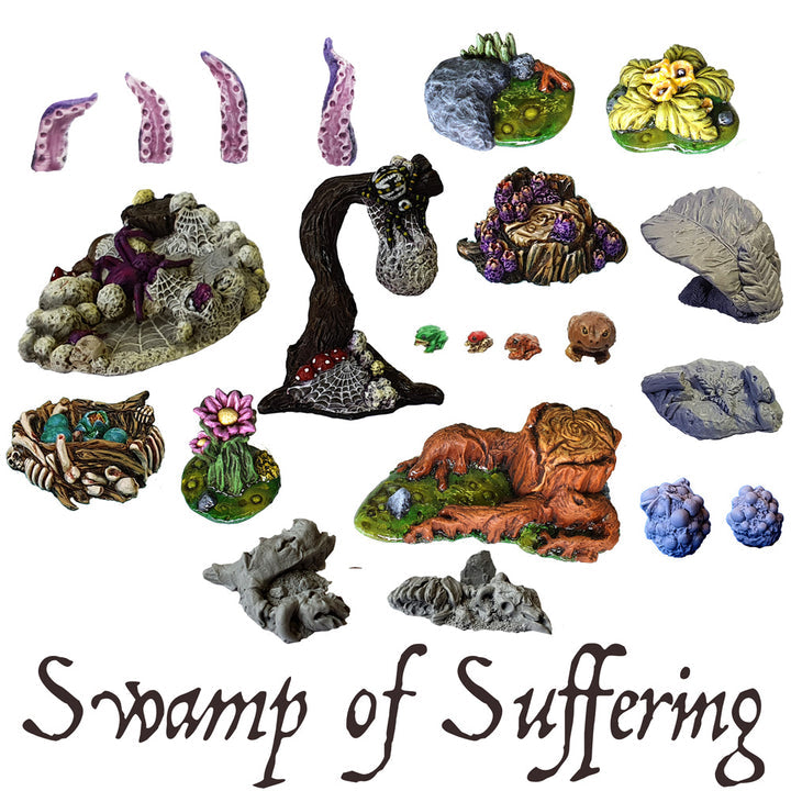 Moonstone Swamp of Suffering Scatter Terrain | GrognardGamesBatavia