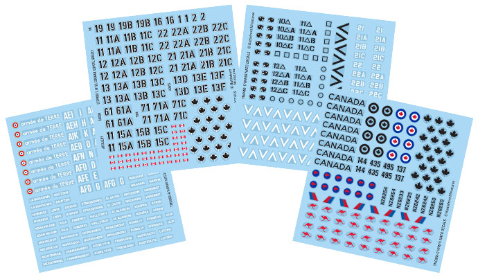 TEAM YANKEE NATO FORCES DECAL SHEET | GrognardGamesBatavia