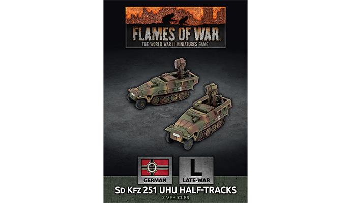 Flames of War: Sd Kfz 251 Uhu Half-tracks (x2) | GrognardGamesBatavia