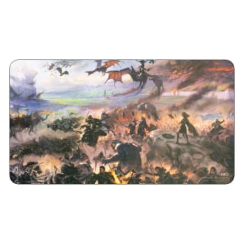 The Lord of the Rings: Tales of Middle-earth Battle Scene Standard Gaming Playmat for Magic: The Gathering | GrognardGamesBatavia