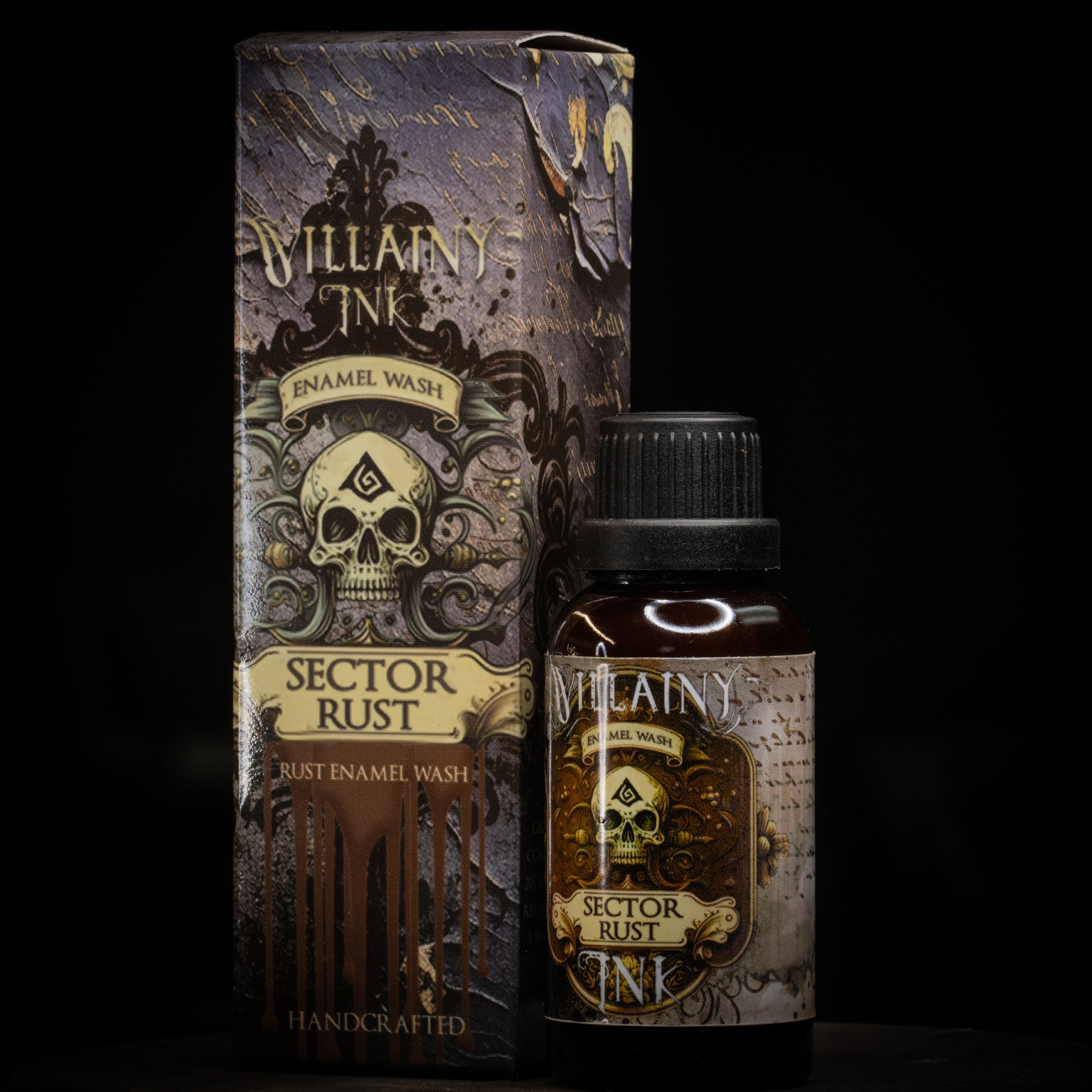 Villany Ink Sector Rust - Enamel Wash | GrognardGamesBatavia