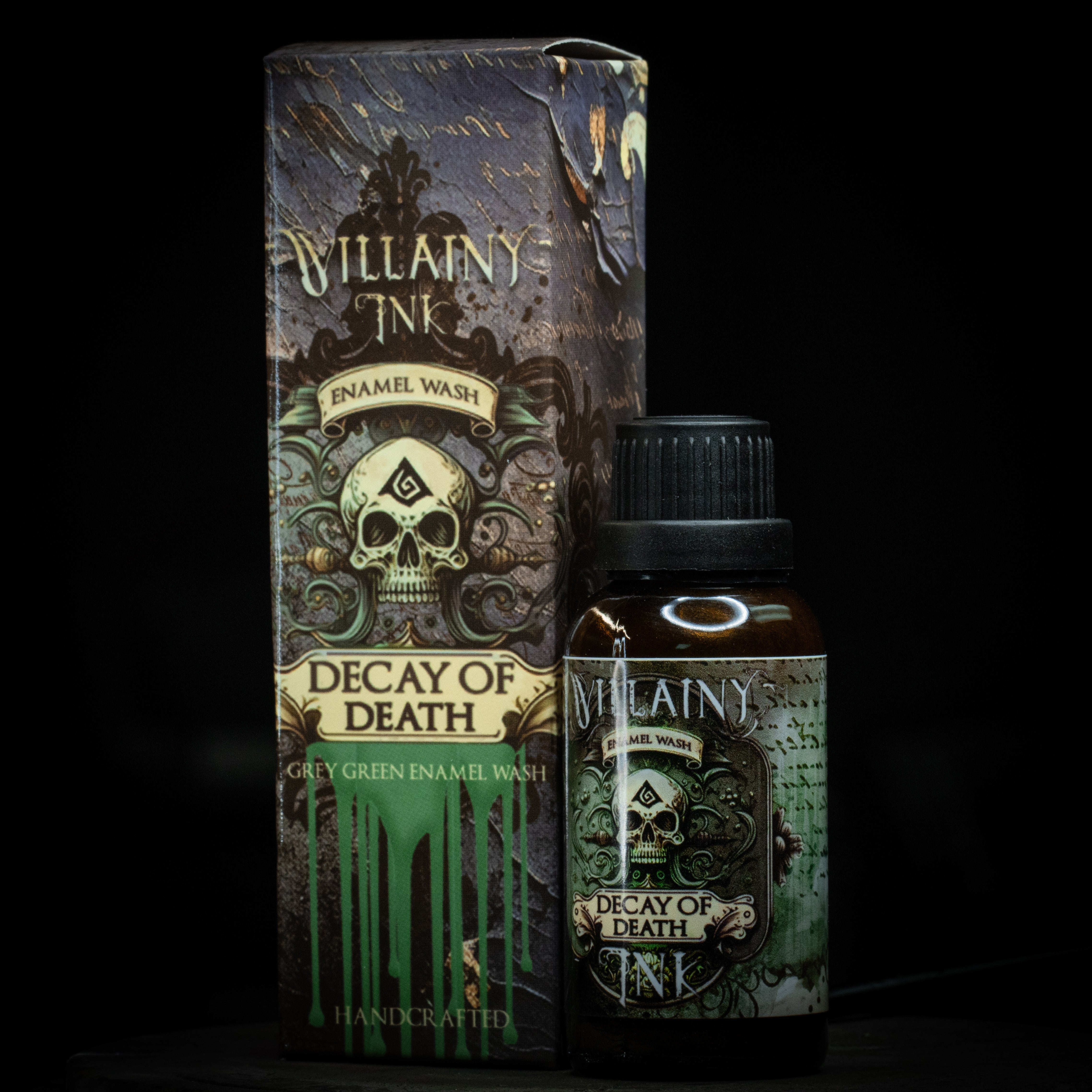 Villany Ink Decay of Death - Enamel Wash | GrognardGamesBatavia